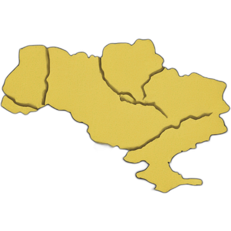 Ukraine on map emoji