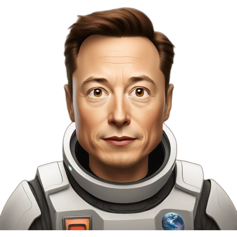 Elon Musk sur Mars emoji