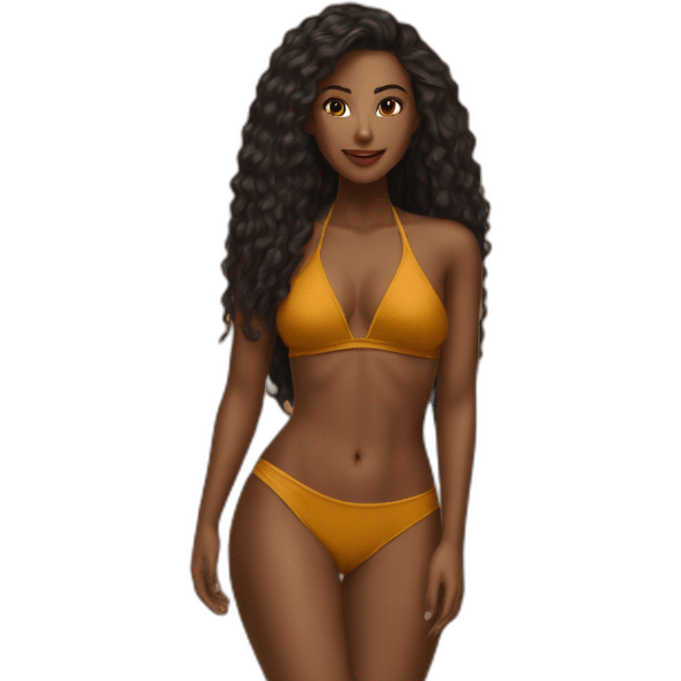 brown-woman-soft-fit-bikini-(skin) emoji