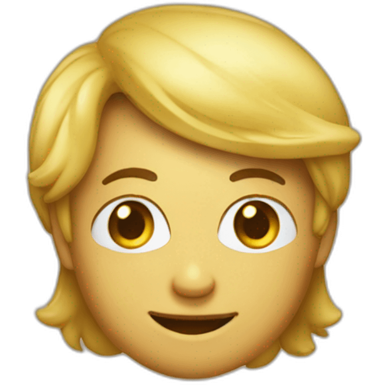 emoji de brinco dourado com pedrinhas emoji