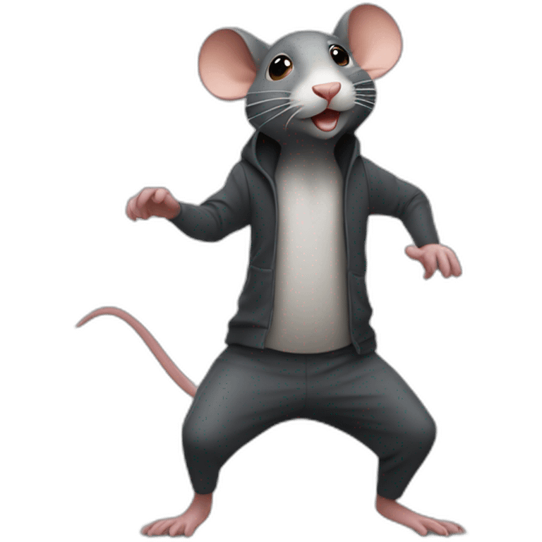 Rat qui dance emoji