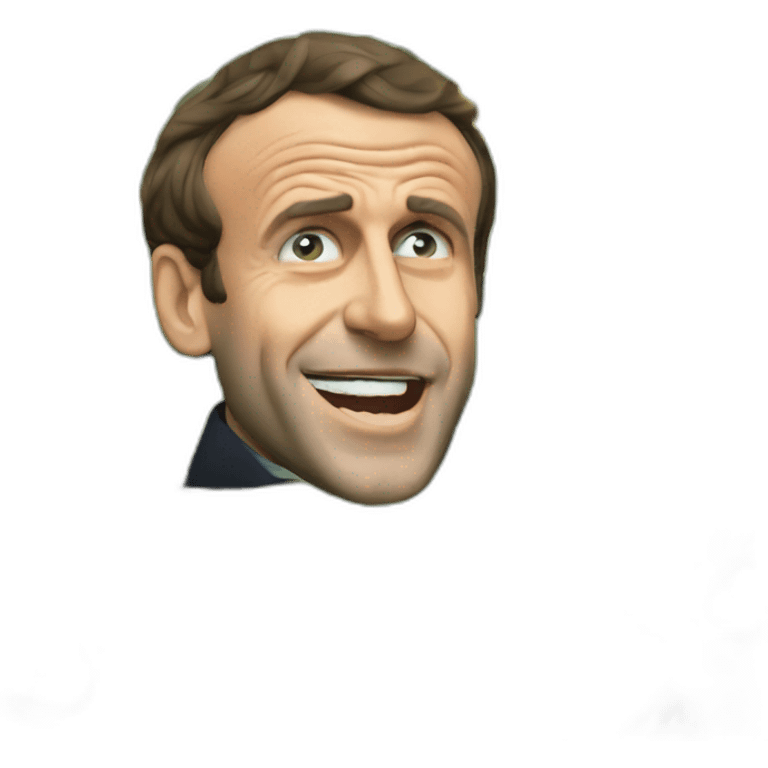 greedy macron money emoji