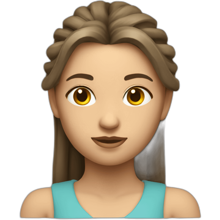 Osetian kavkaz 3D girl emoji