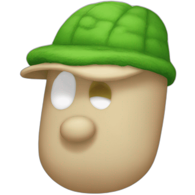 green-sauna-hat emoji