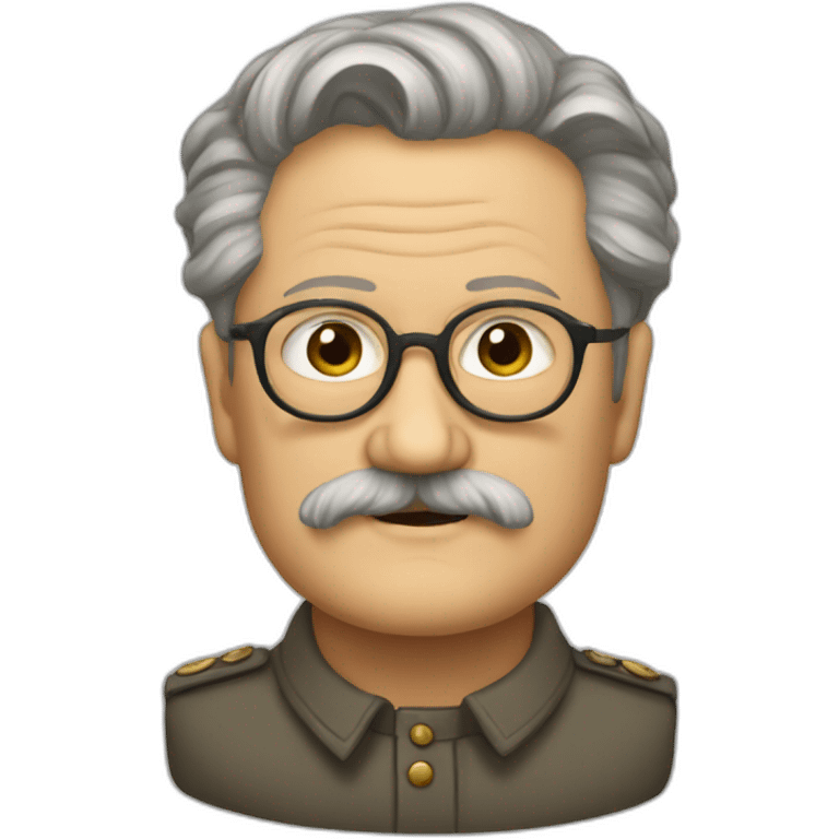 Middle-aged Lev Trotsky emoji