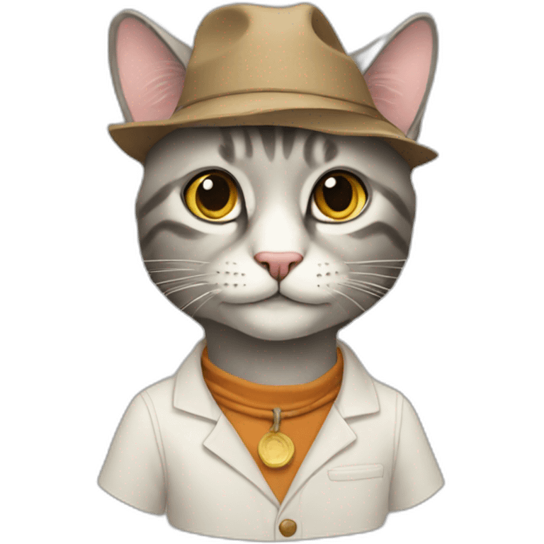 anthropologist-cat emoji