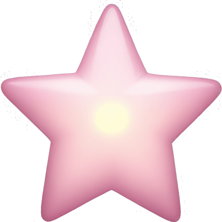 Light pink star emoji