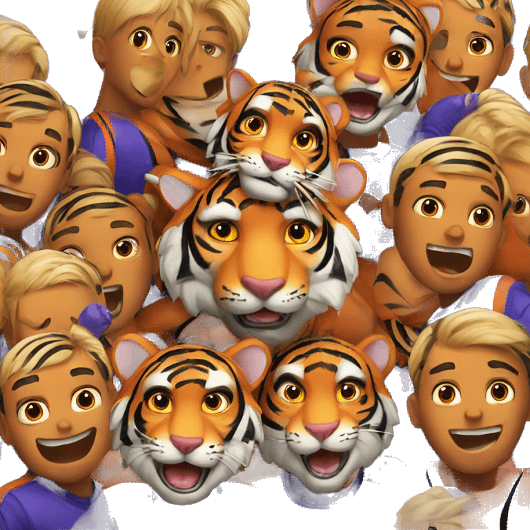 gay tiger team emoji