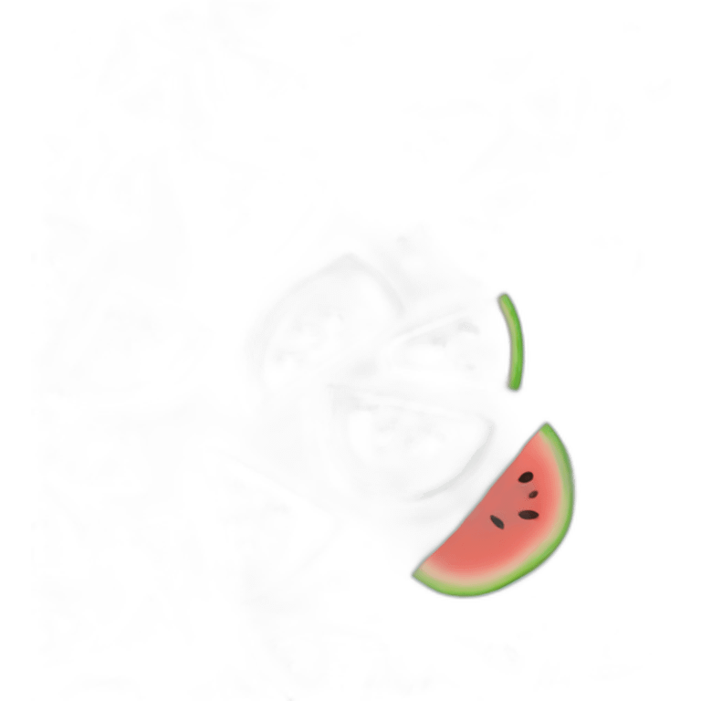 Cute slice of watermelon emoji