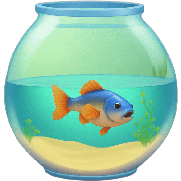 Fish bowl emoji