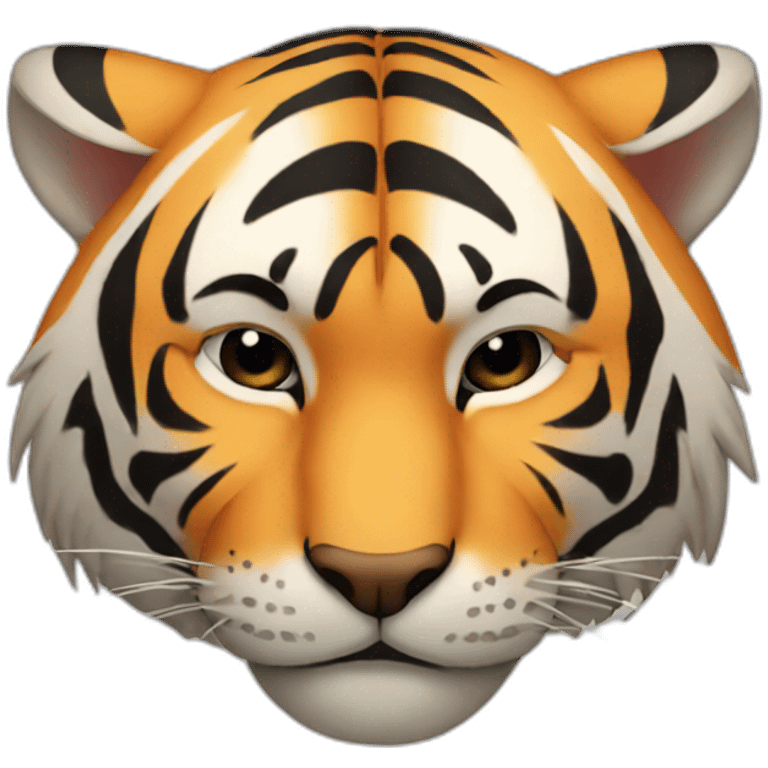 sleeping tiger emoji