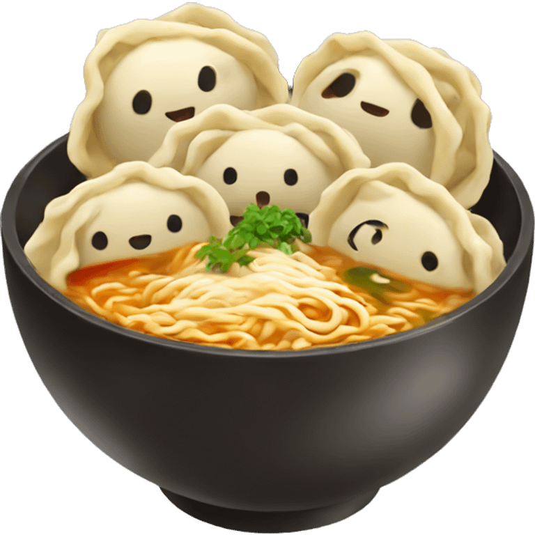 Ramen with Dumplings emoji