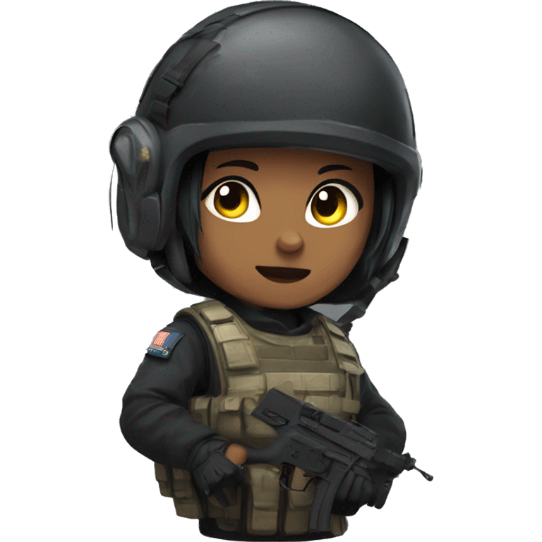 Jynxi playing rainbow six seige emoji