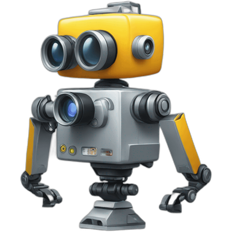 robot with video camera emoji