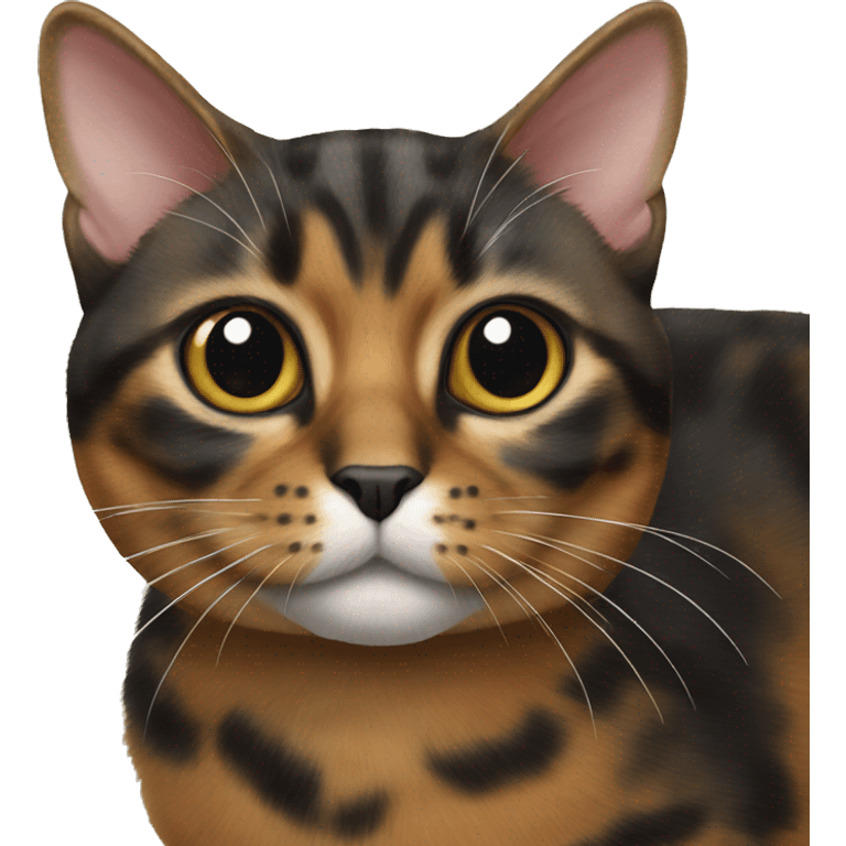 Realistic tortie cat emoji