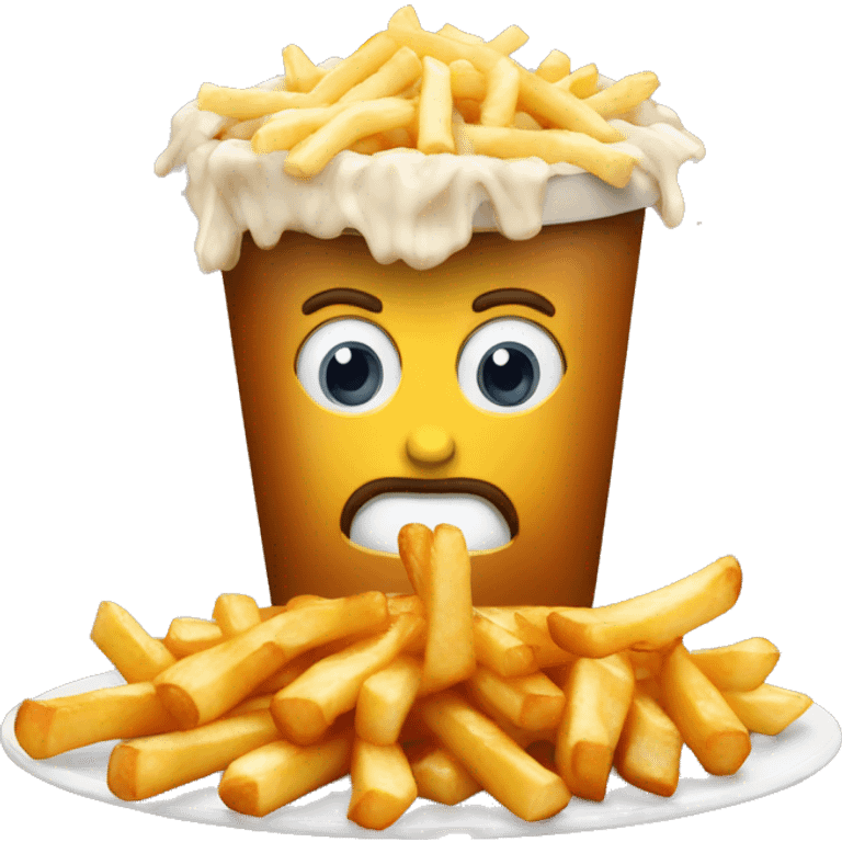 Poutine eat poutine  emoji