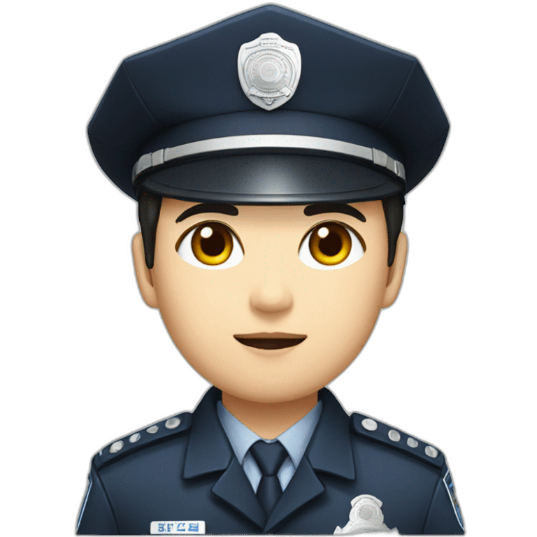 korea police officer emoji