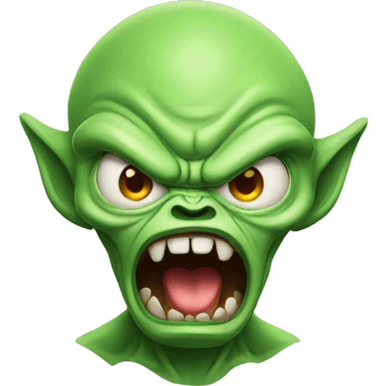 alien angry emoji