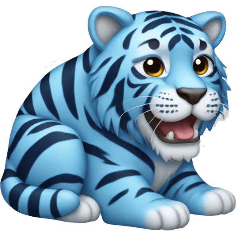 Blue tiger  emoji