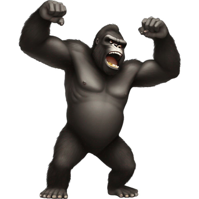 king kong raveing emoji