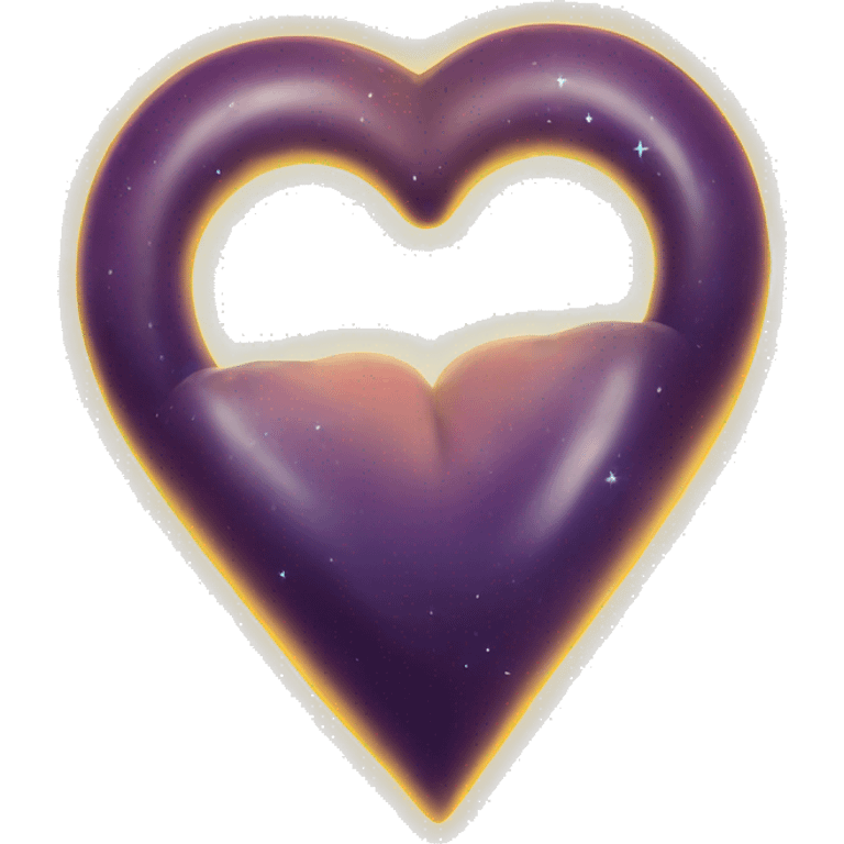  heart shape Saturn emoji