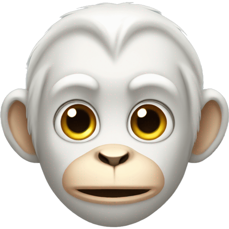 white monkey emoji