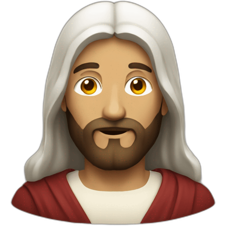 jesus using linux emoji