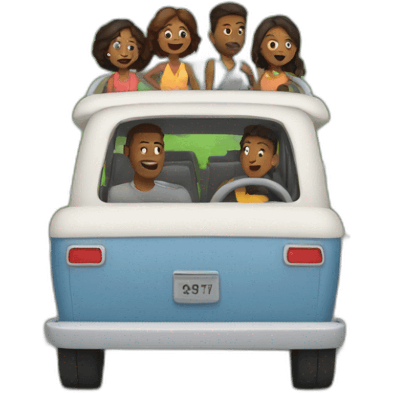 family road trip emoji