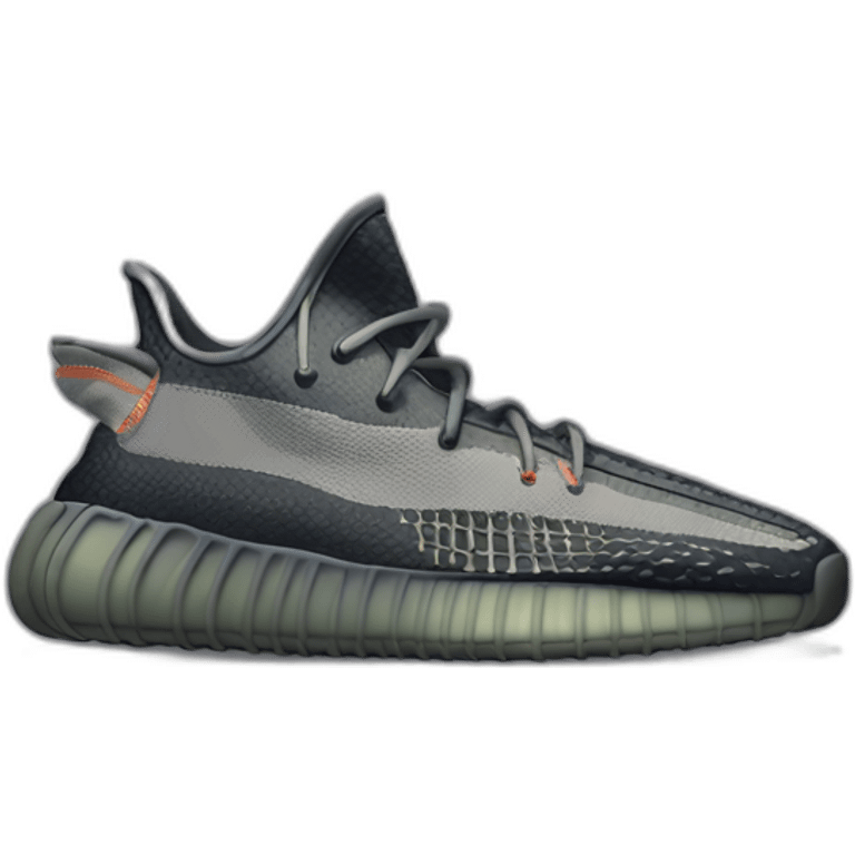 yeezy 350 carbon beluga shoe emoji