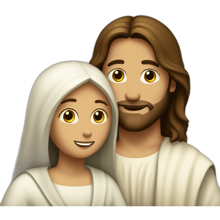 Jesus and Mary  emoji