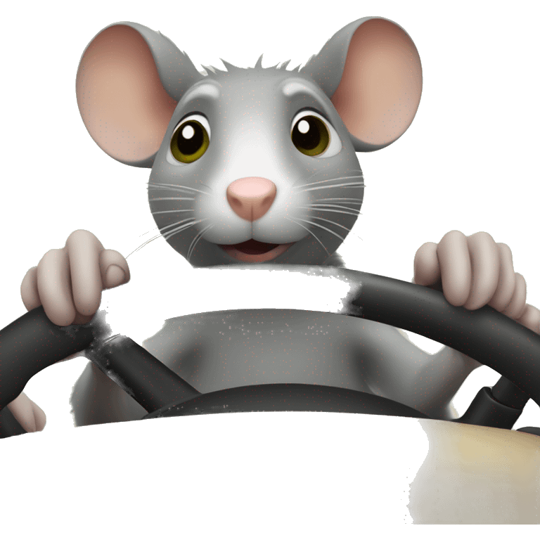 anim rat driving emoji