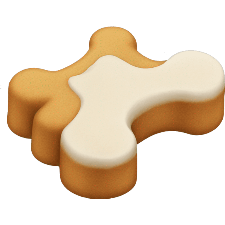 Dog treat bone emoji