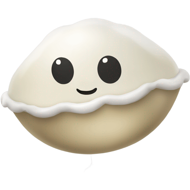 clam chowder clear balloon emoji