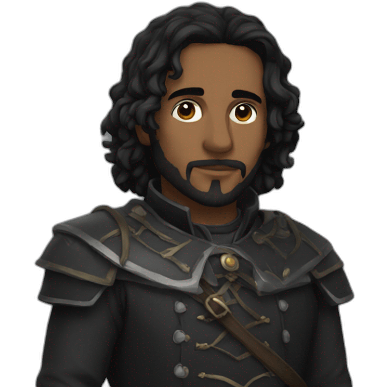 Corvo negro feroz emoji