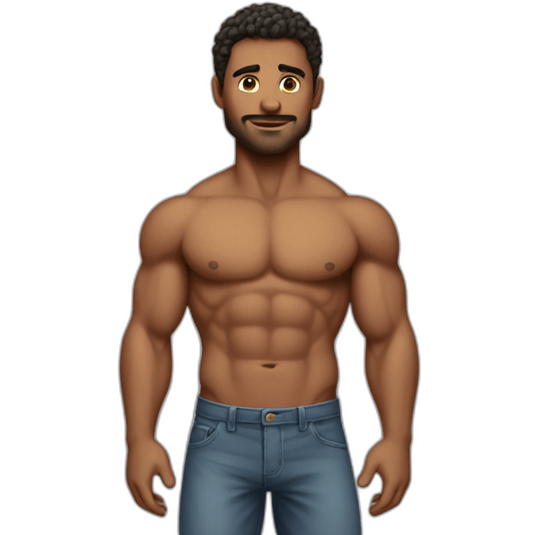 strong men body emoji