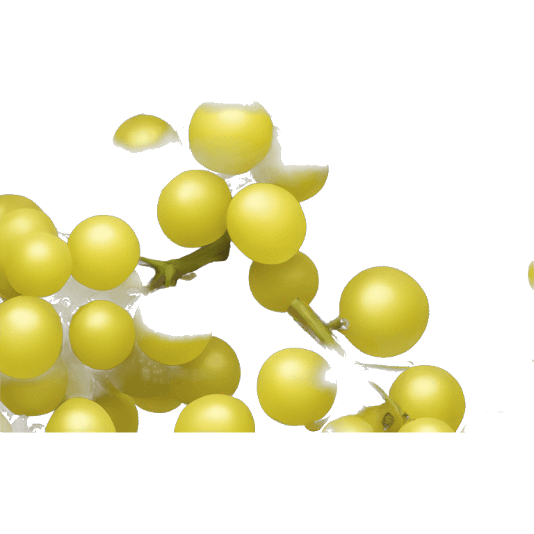 Yellow color Grapes emoji