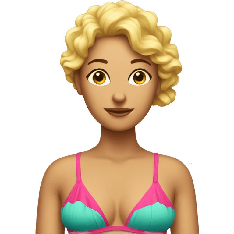 Lady in bathing suite emoji