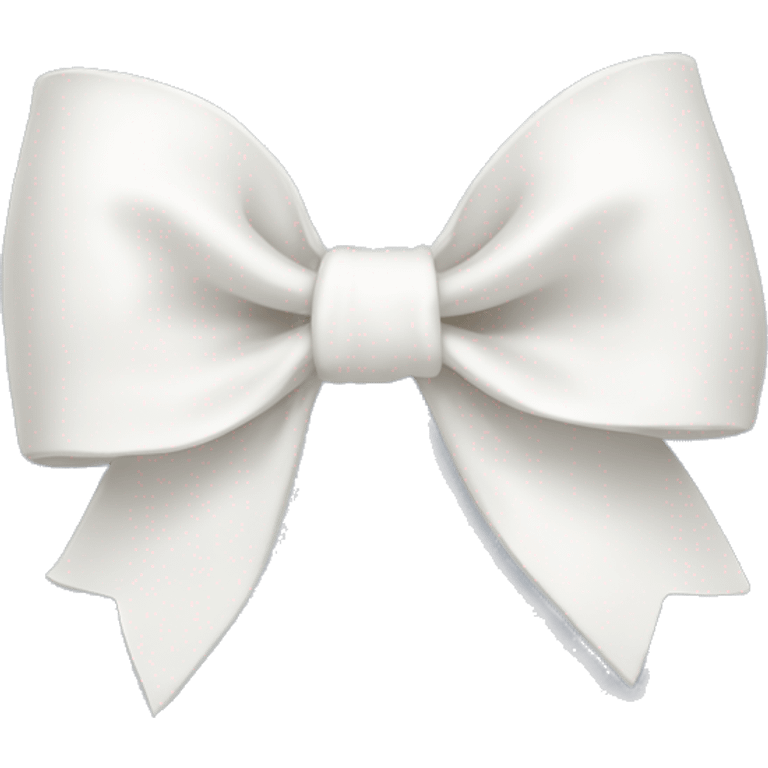 white bow emoji