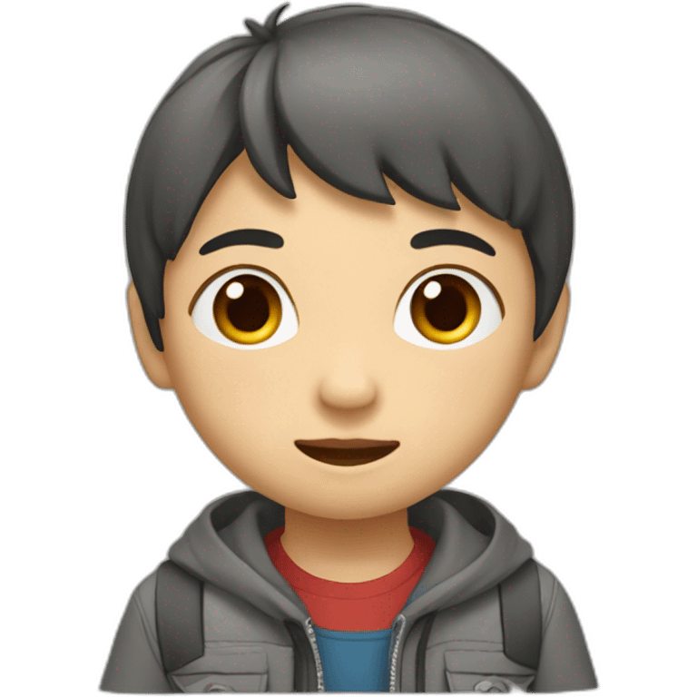 niño asiatico emoji