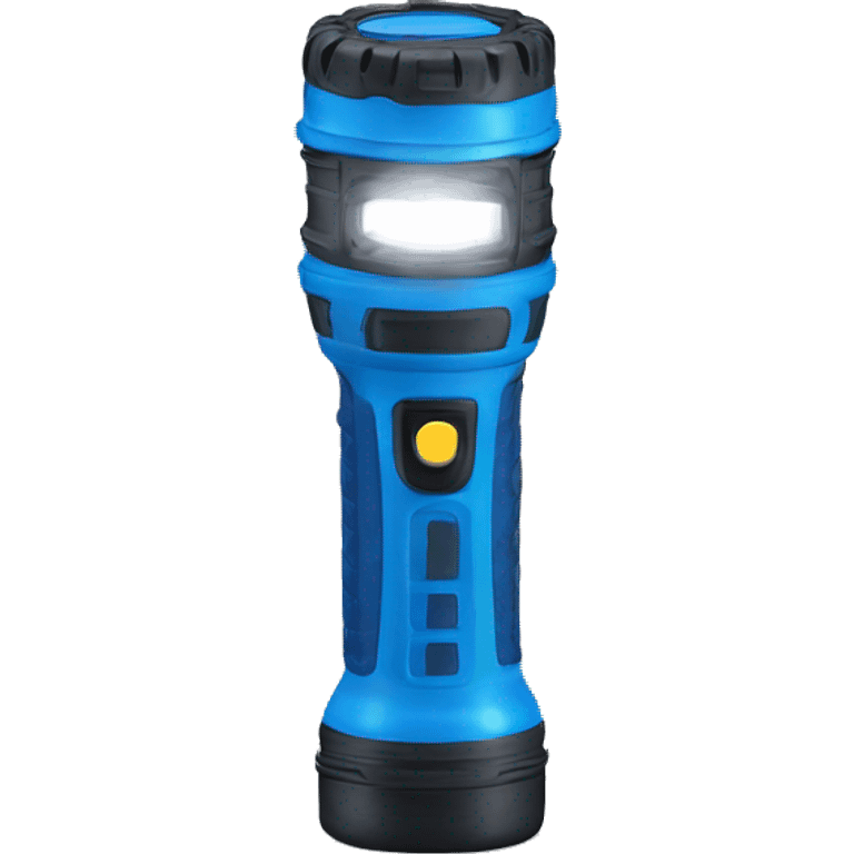 Realistic Blue camping flashlight emoji