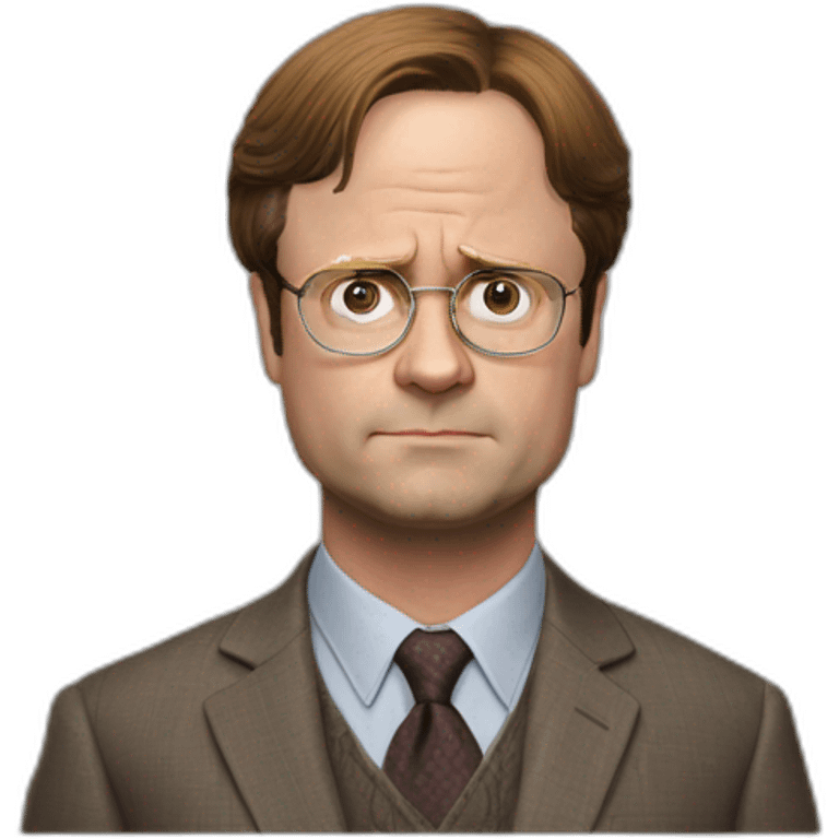 photo-real-Dwight Schrute emoji