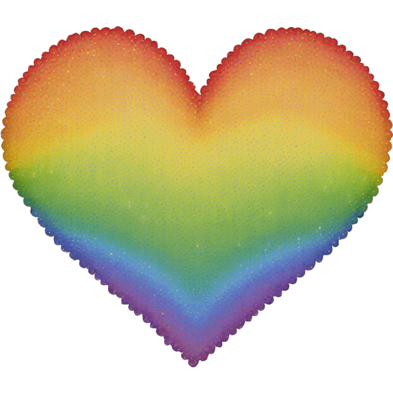 Rainbow heart emoji