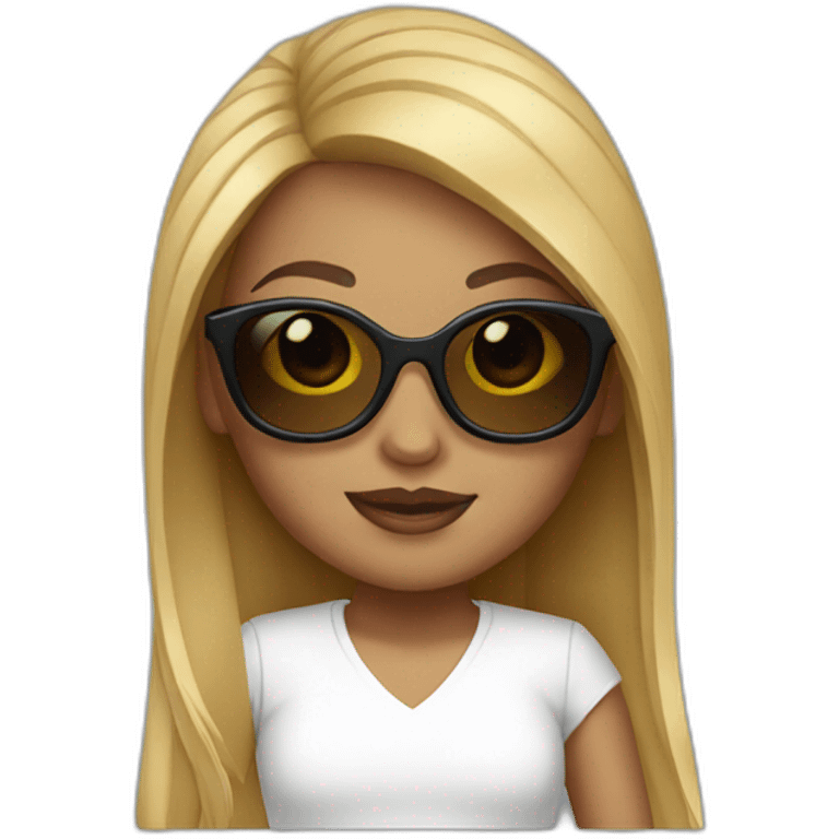 memoji-girl-sunglasses emoji