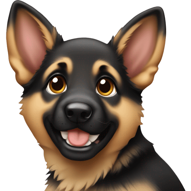 german shepherd puppy emoji