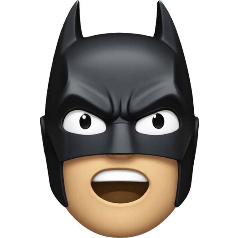 Batman being asking a question emoji