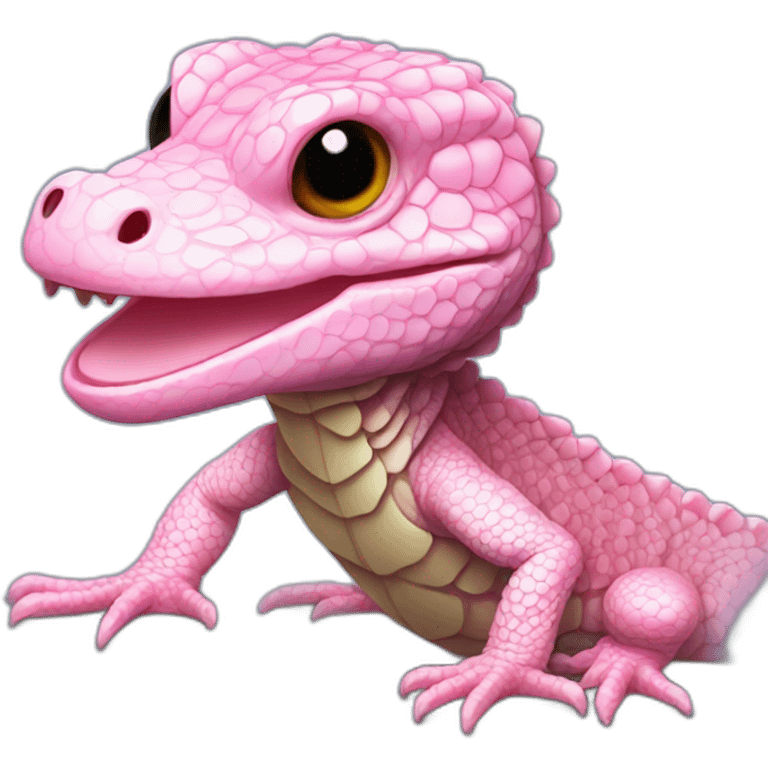 tegu lizard pink emoji