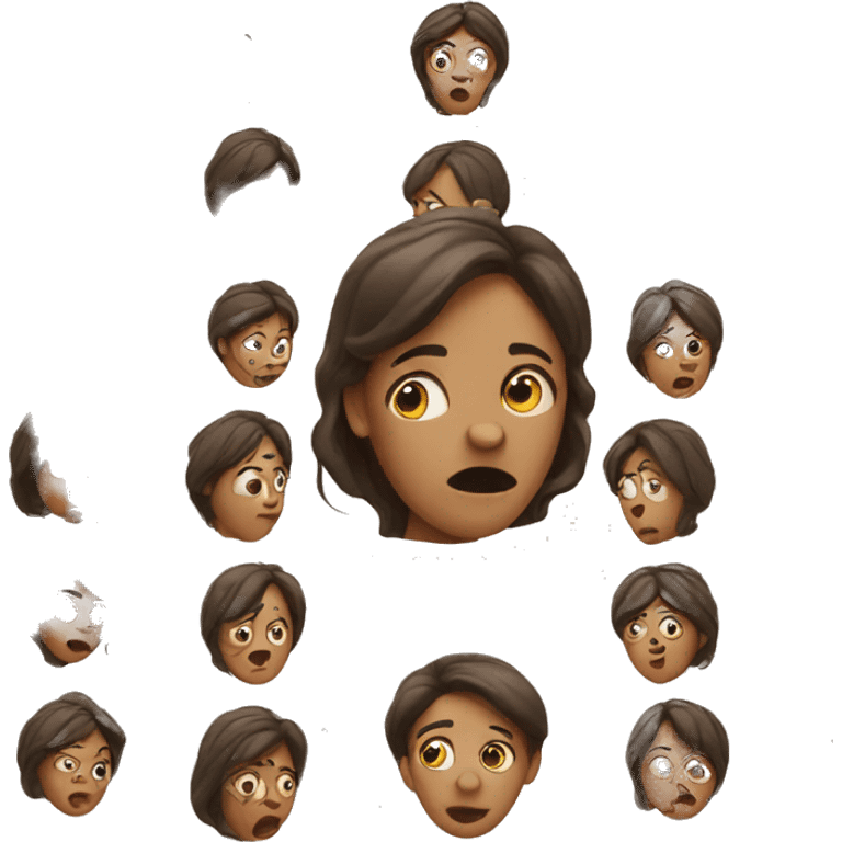 Confused women emoji