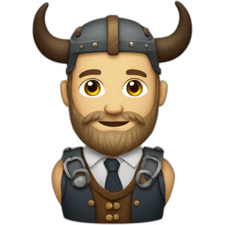 viking in a suit emoji