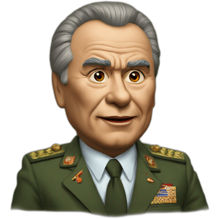 Brezhnev as chucky emoji