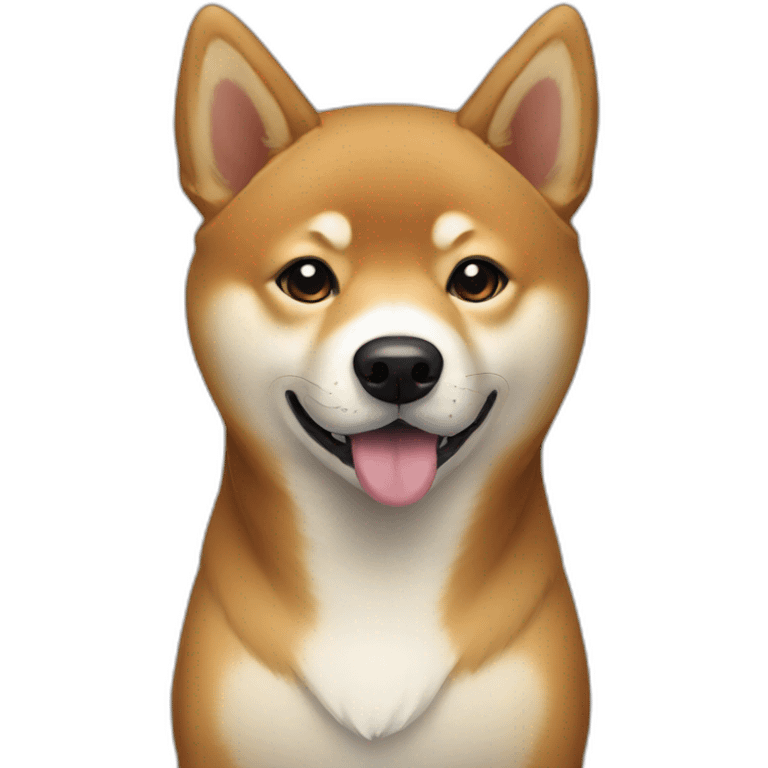 shiba black and tan emoji